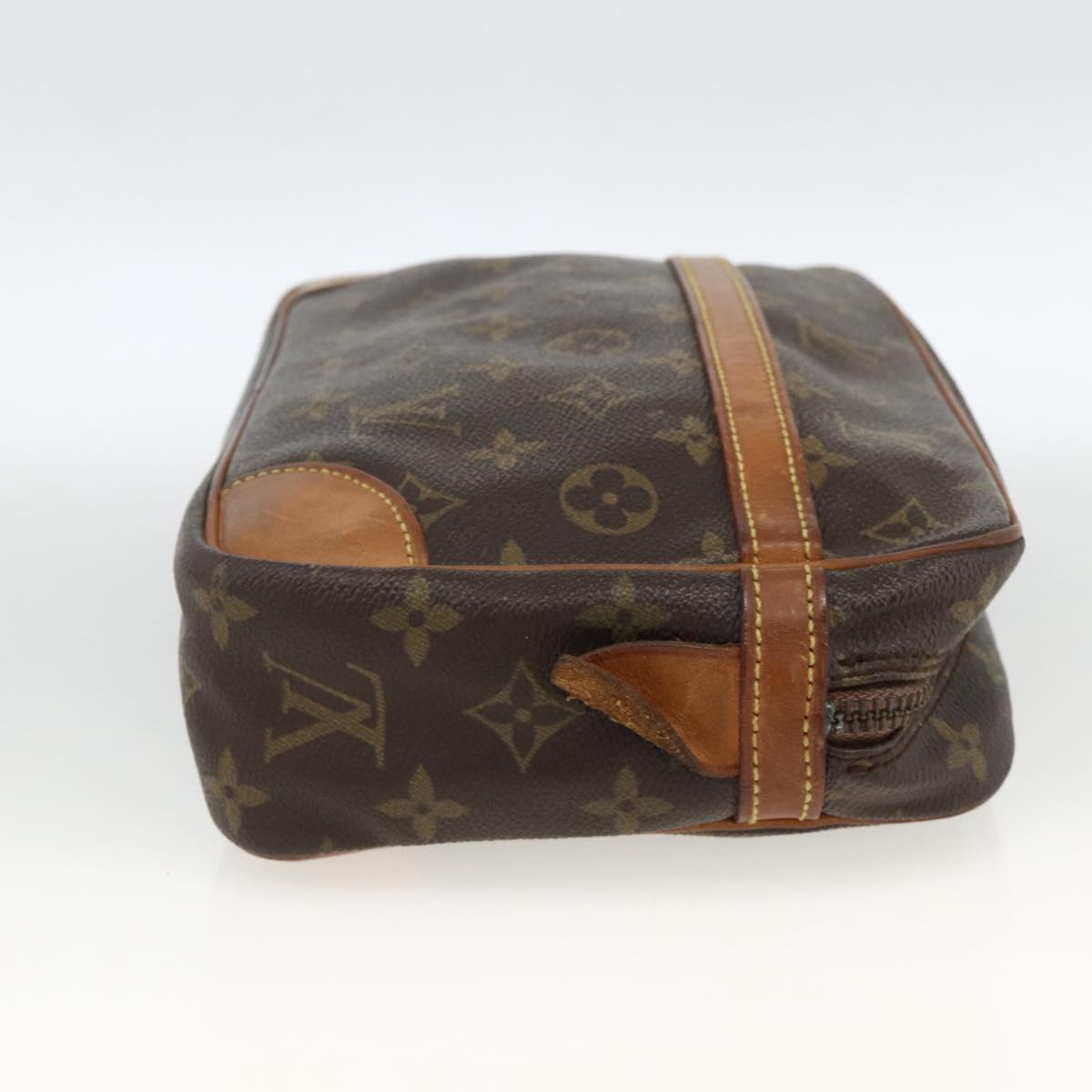 LOUIS VUITTON Monogram Compiegne 28 Clutch Bag M51845 LV Auth AMZ346