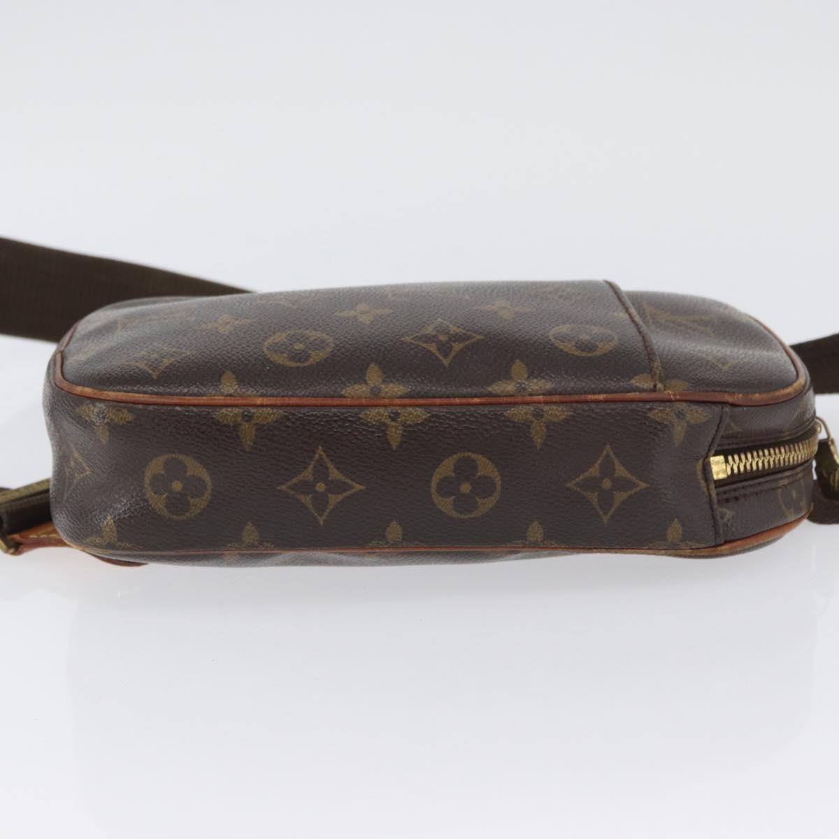 LOUIS VUITTON Monogram Pochette Gange Shoulder Bag M51870 LV Auth AMZ349