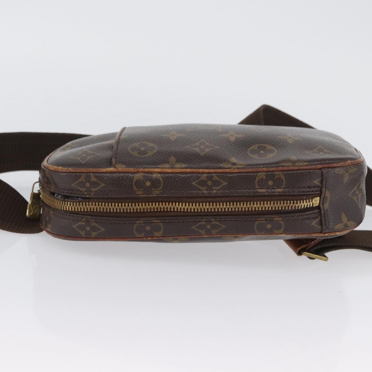 LOUIS VUITTON Monogram Pochette Gange Shoulder Bag M51870 LV Auth AMZ349