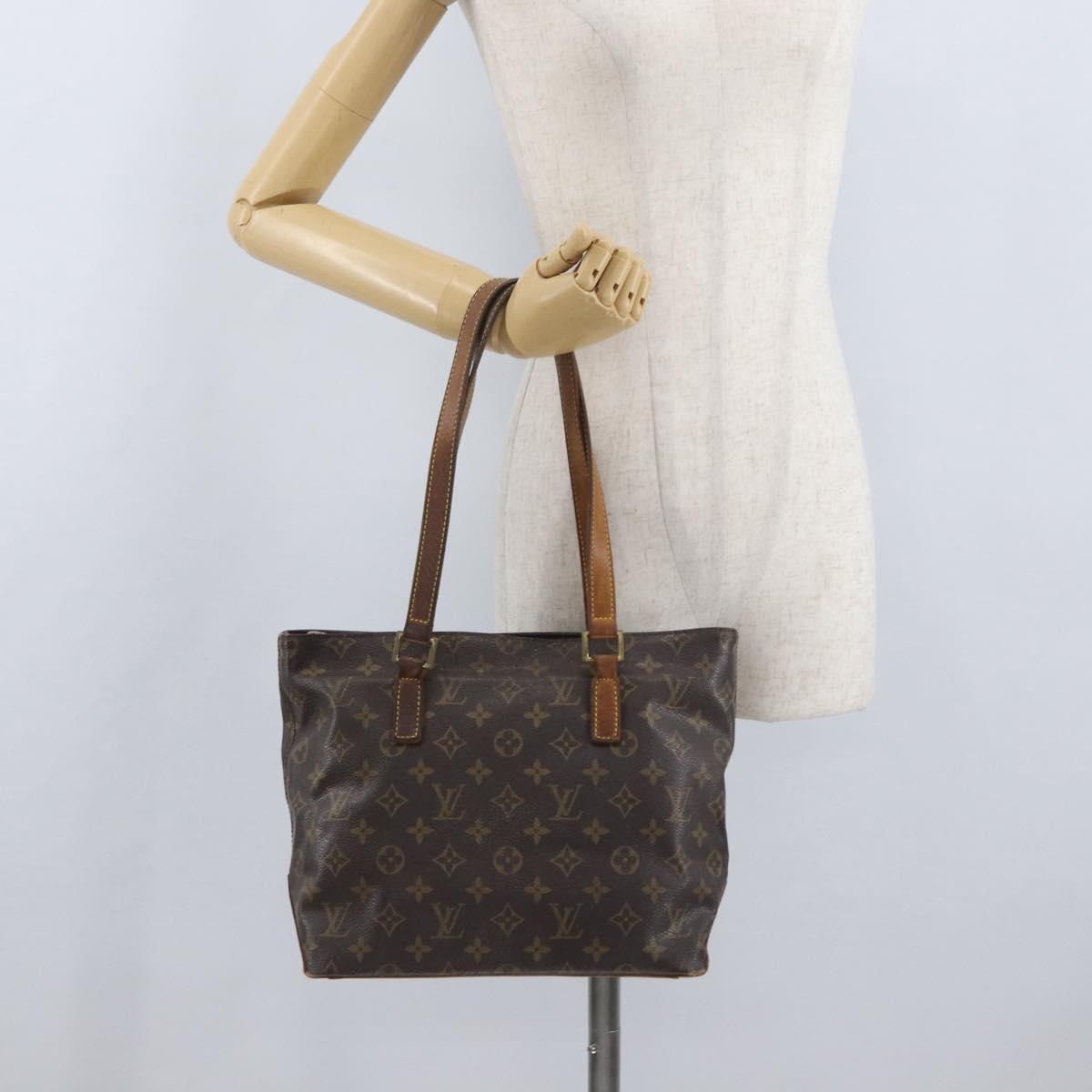 LOUIS VUITTON Monogram Cabas Mezzo Tote Bag M51151 LV Auth AMZ350