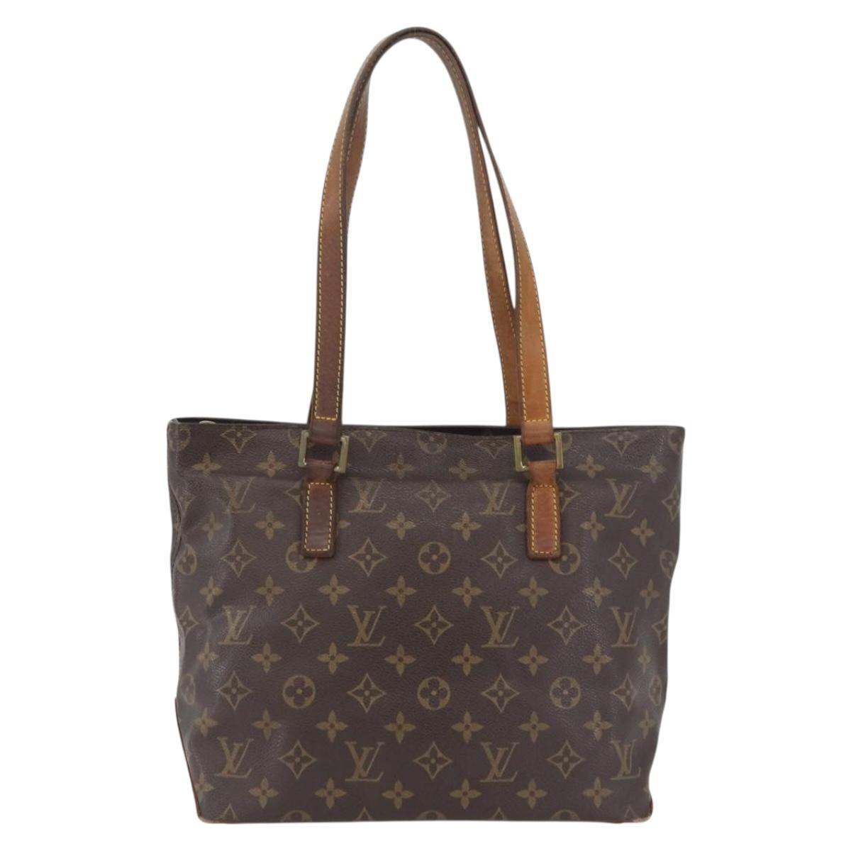 LOUIS VUITTON Monogram Cabas Mezzo Tote Bag M51151 LV Auth AMZ350