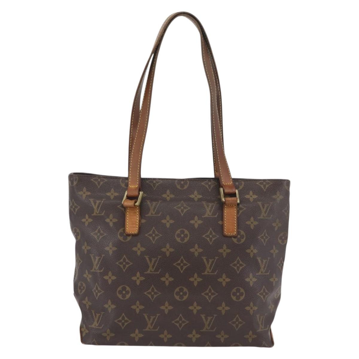 LOUIS VUITTON Monogram Cabas Mezzo Tote Bag M51151 LV Auth AMZ350