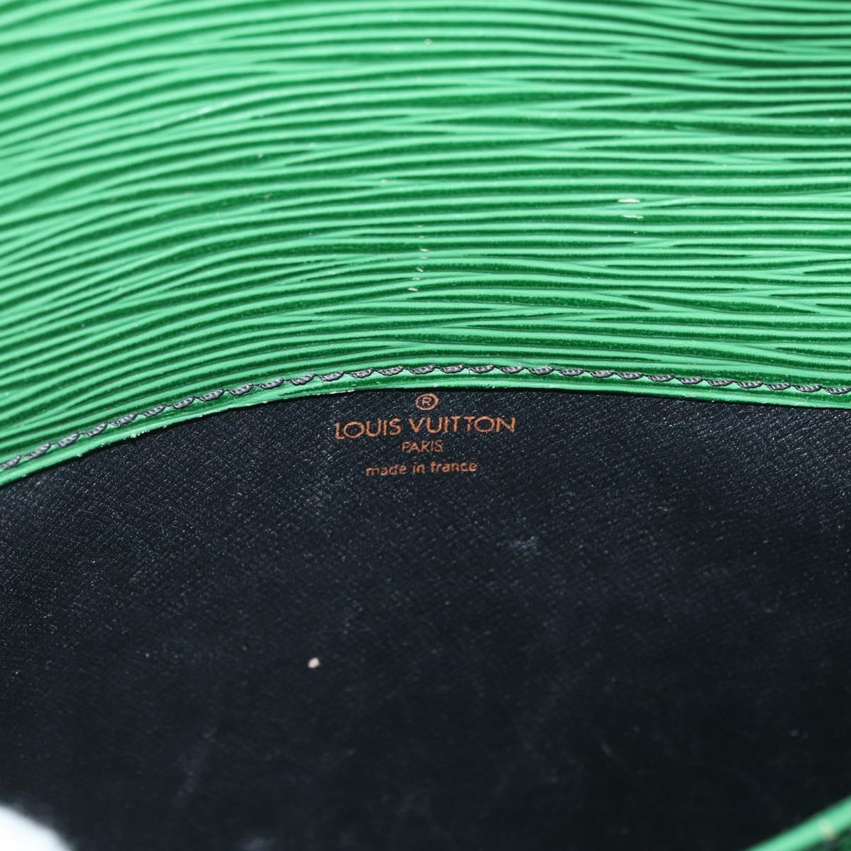LOUIS VUITTON Epi Cartouchiere MM Shoulder Bag Green M52244 LV Auth AMZ360