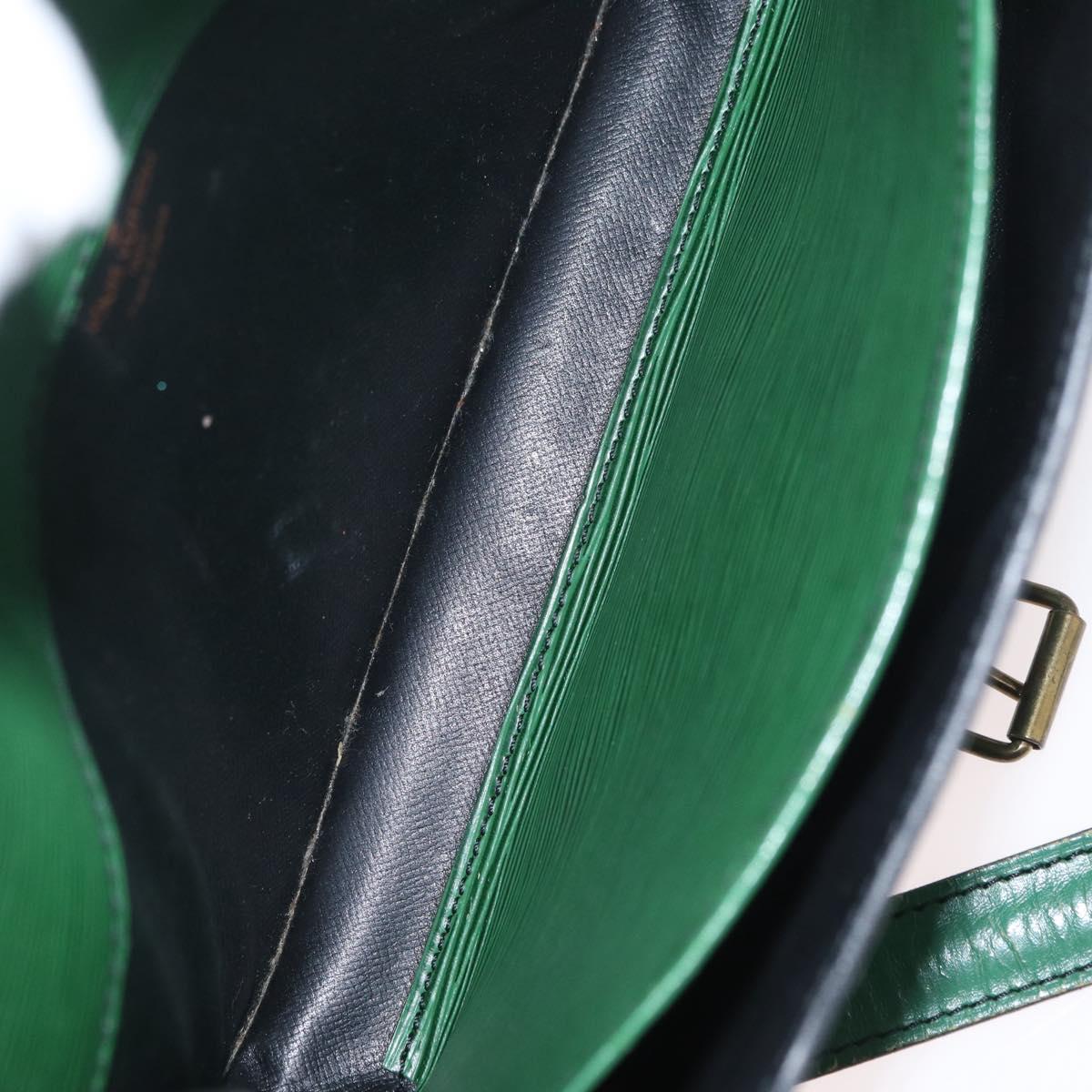 LOUIS VUITTON Epi Cartouchiere MM Shoulder Bag Green M52244 LV Auth AMZ360
