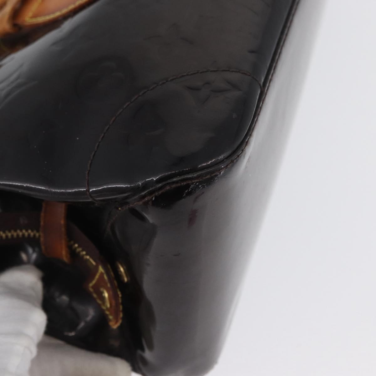 LOUIS VUITTON Monogram Vernis Rosewood Avenue Bag Amarante M93510 Auth AMZ365