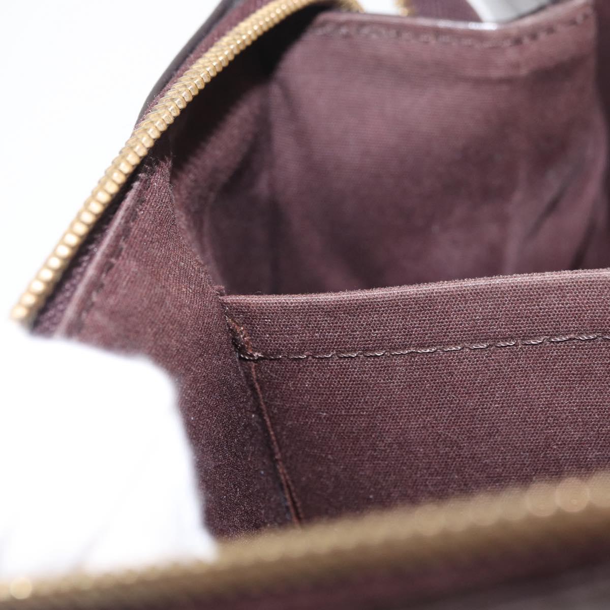 LOUIS VUITTON Monogram Vernis Rosewood Avenue Bag Amarante M93510 Auth AMZ365