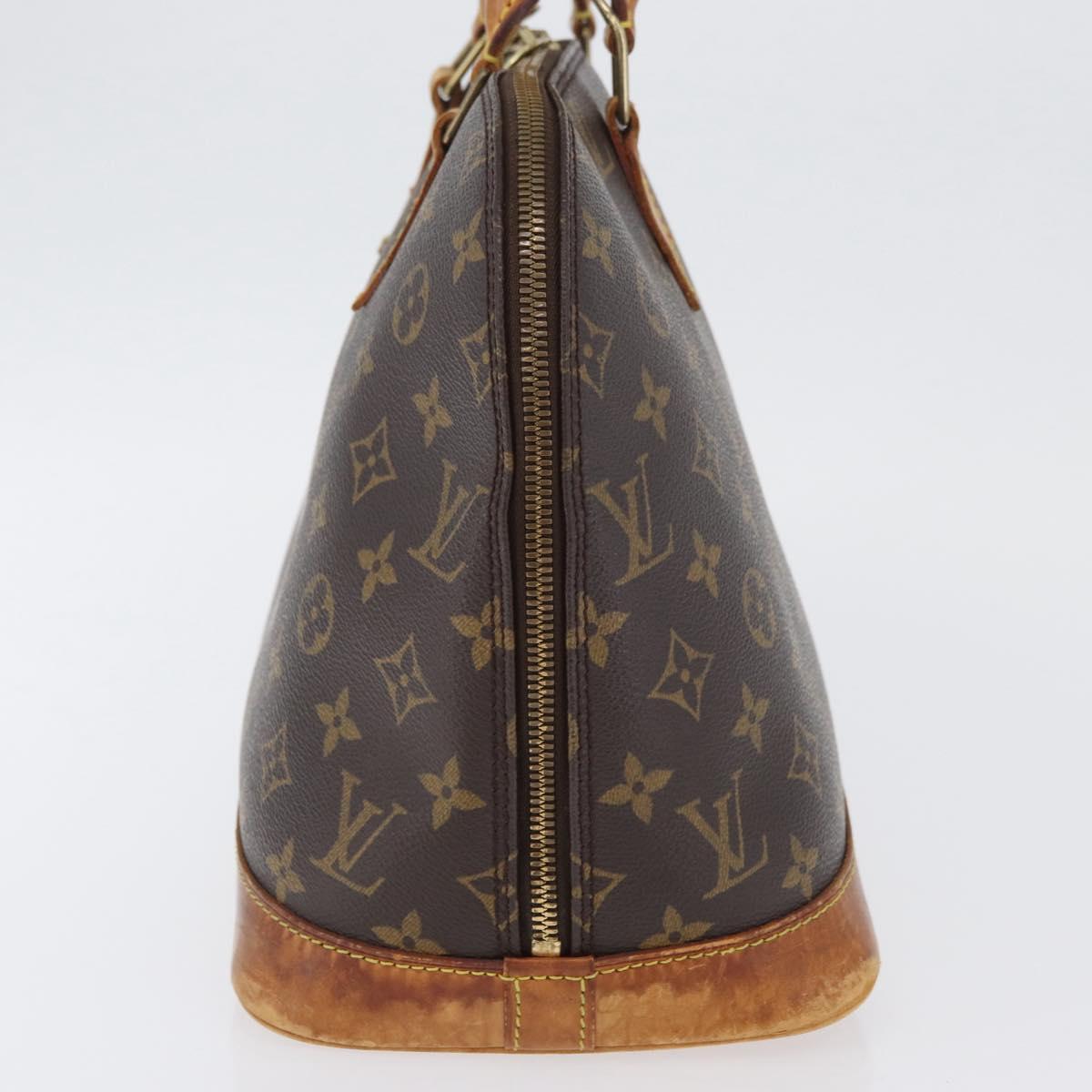 LOUIS VUITTON Monogram Alma Hand Bag M51130 LV Auth AMZ386
