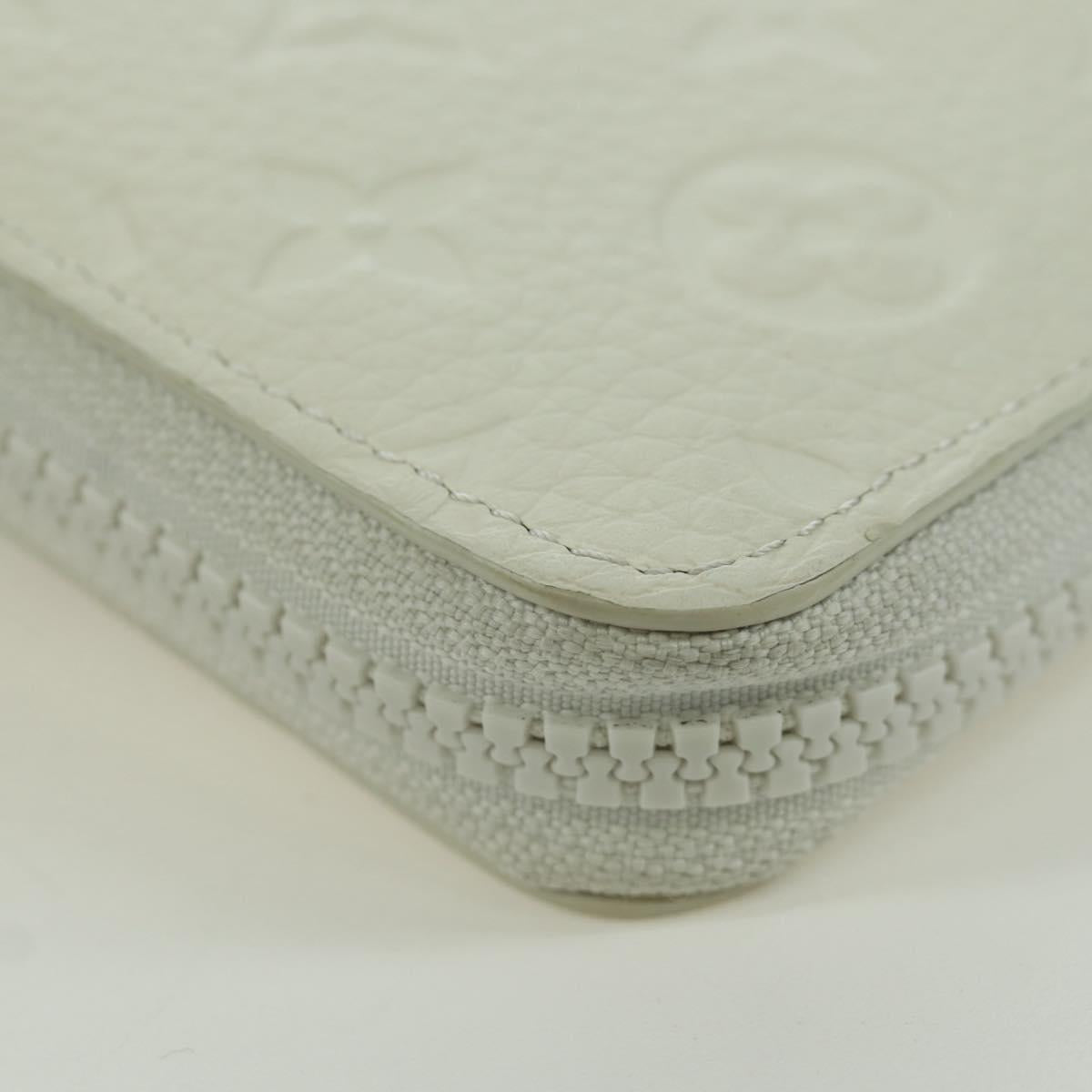 LOUIS VUITTON Taurillon Zippy Wallet Vertical LV Friend M80337 LV Auth AMZ395M