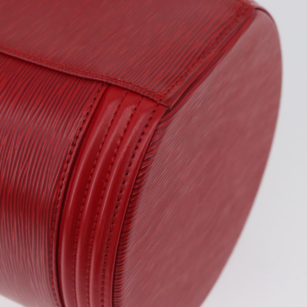 LOUIS VUITTON Epi Cannes Hand Bag Red M48037 LV Auth AMZ418