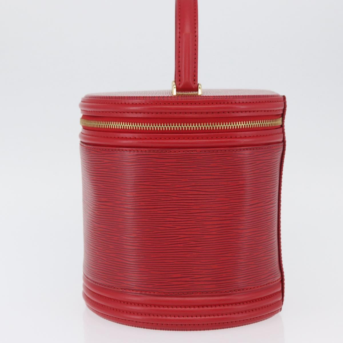 LOUIS VUITTON Epi Cannes Hand Bag Red M48037 LV Auth AMZ418