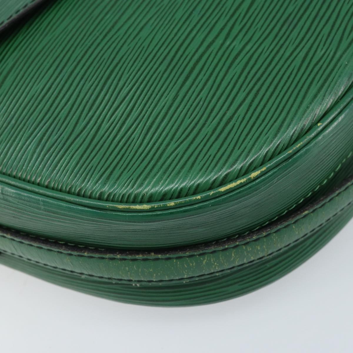 LOUIS VUITTON Epi Jeune Fille MM Shoulder Bag Green M52154 LV Auth AMZ419