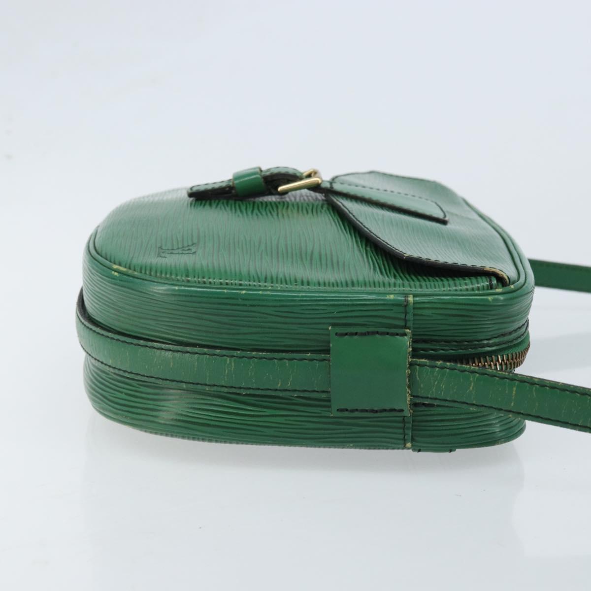 LOUIS VUITTON Epi Jeune Fille MM Shoulder Bag Green M52154 LV Auth AMZ419