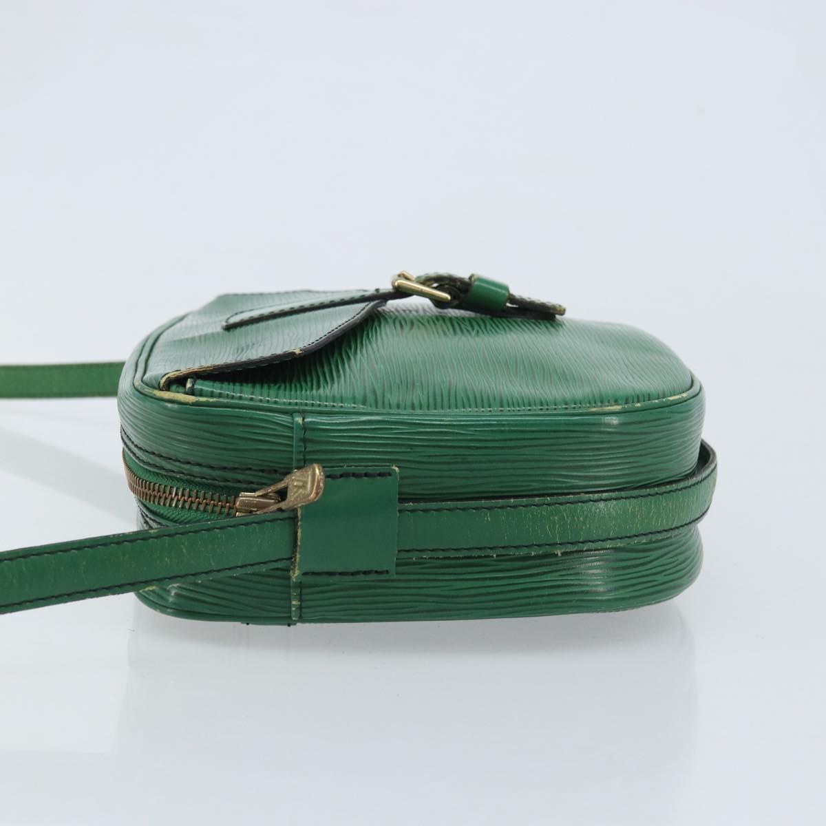 LOUIS VUITTON Epi Jeune Fille MM Shoulder Bag Green M52154 LV Auth AMZ419