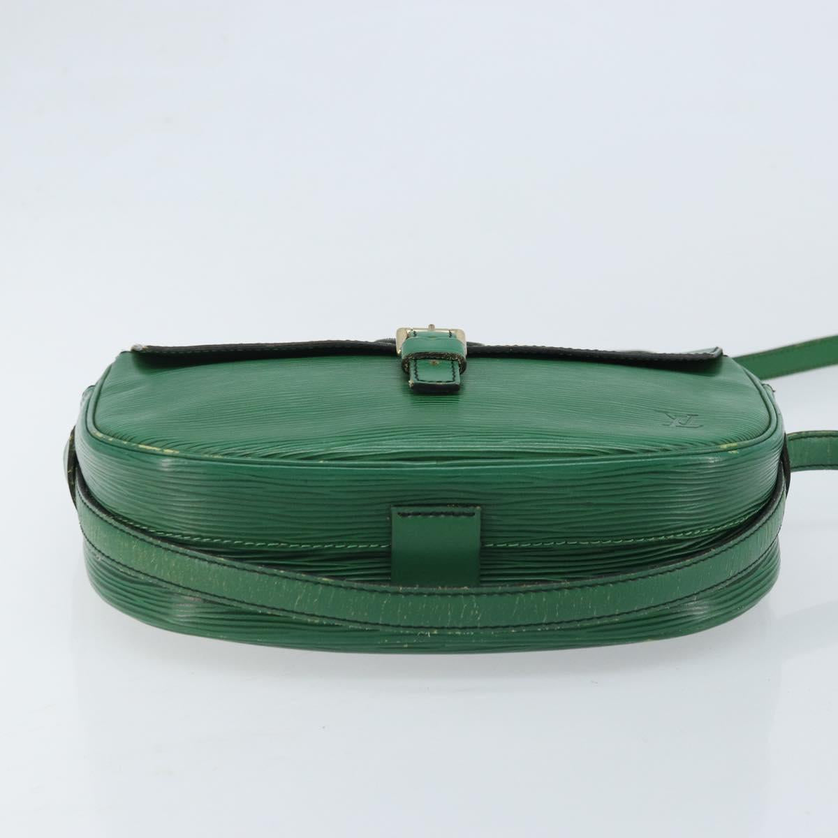 LOUIS VUITTON Epi Jeune Fille MM Shoulder Bag Green M52154 LV Auth AMZ419
