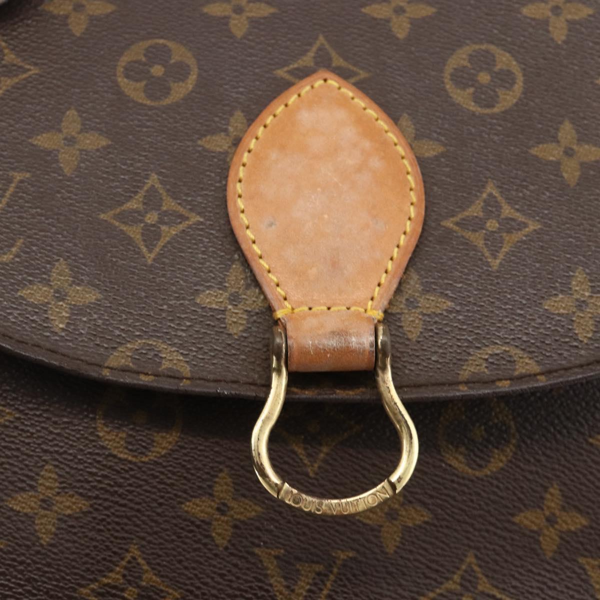 LOUIS VUITTON Monogram Saint Cloud GM Shoulder Bag M51242 LV Auth AMZ429