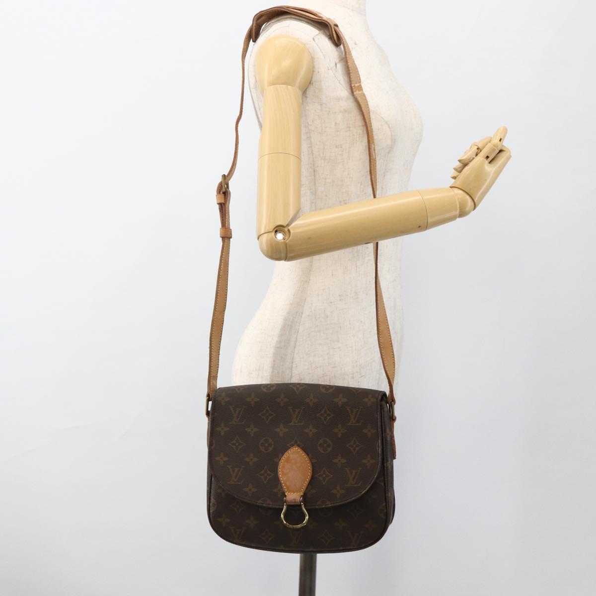 LOUIS VUITTON Monogram Saint Cloud GM Shoulder Bag M51242 LV Auth AMZ429