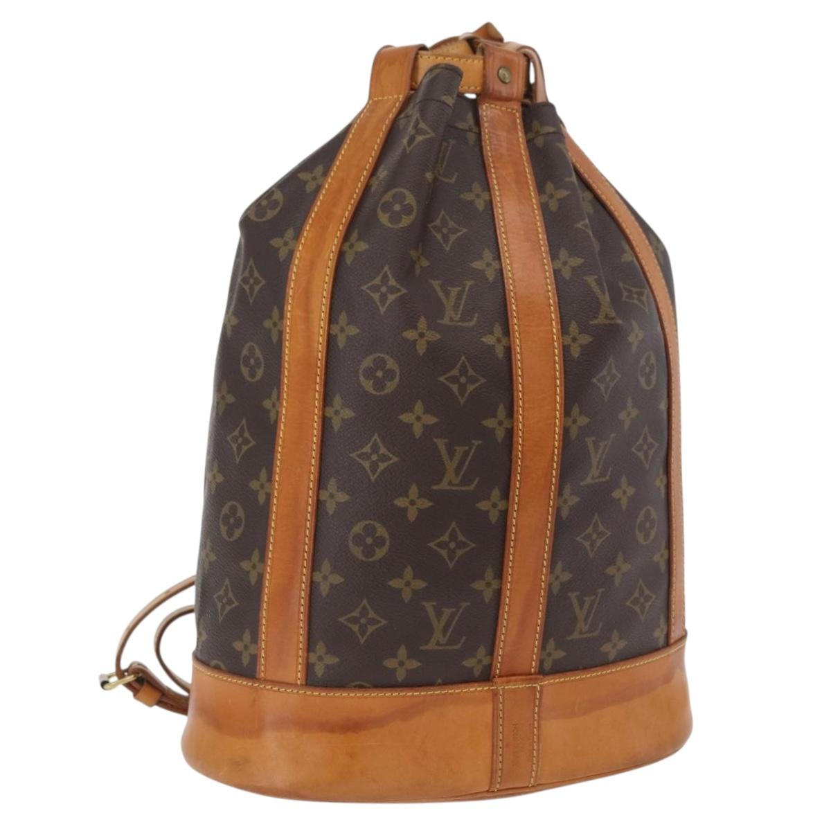 LOUIS VUITTON Monogram Randonnee PM Shoulder Bag M42243 LV Auth AMZ430