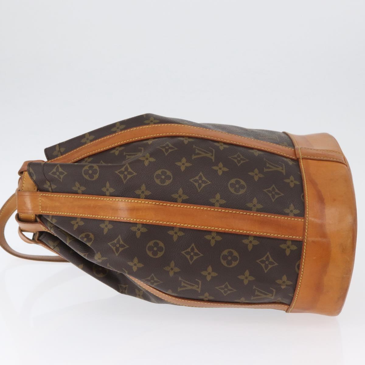 LOUIS VUITTON Monogram Randonnee PM Shoulder Bag M42243 LV Auth AMZ430
