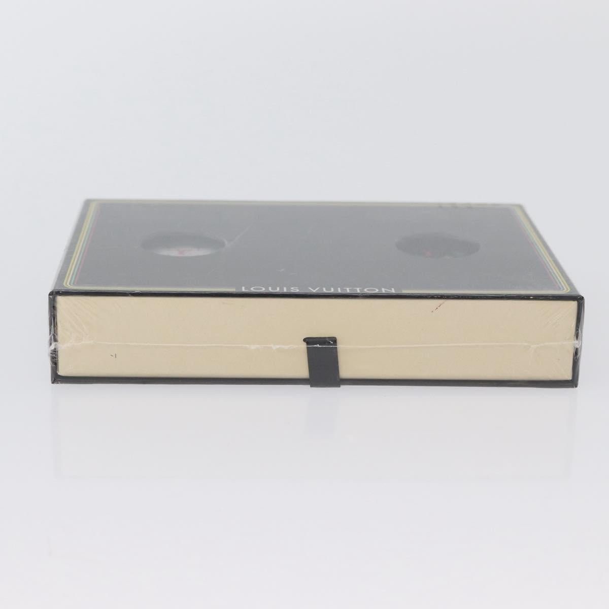 LOUIS VUITTON Multicolor Playing Cards Black White LV Auth AMZ463V