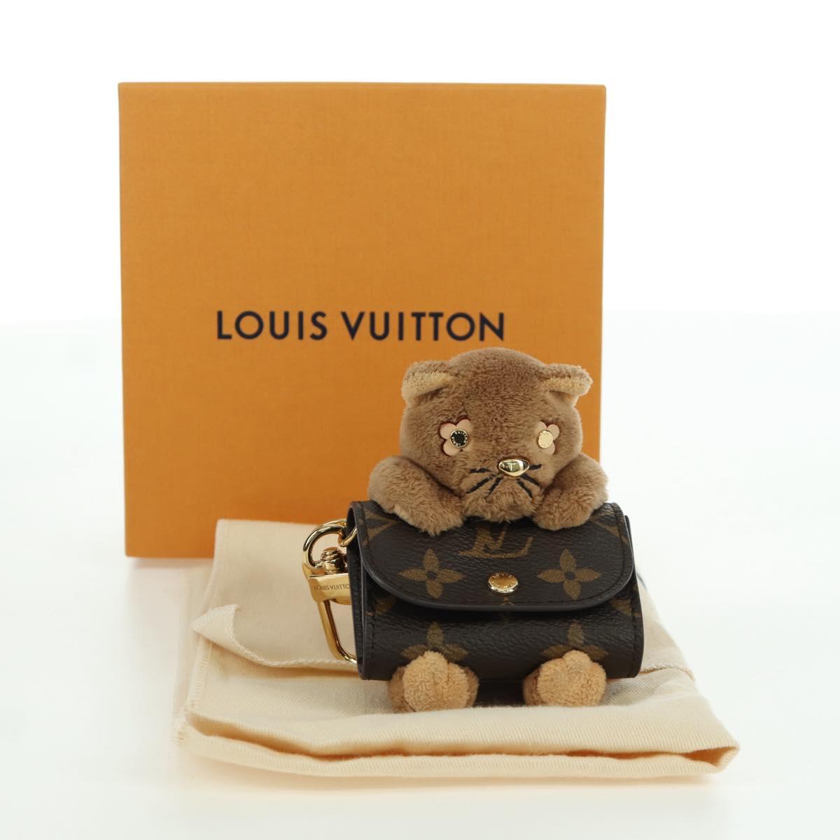 LOUIS VUITTON Monogram LV Cute Charm M01561 LV Auth AMZ464M