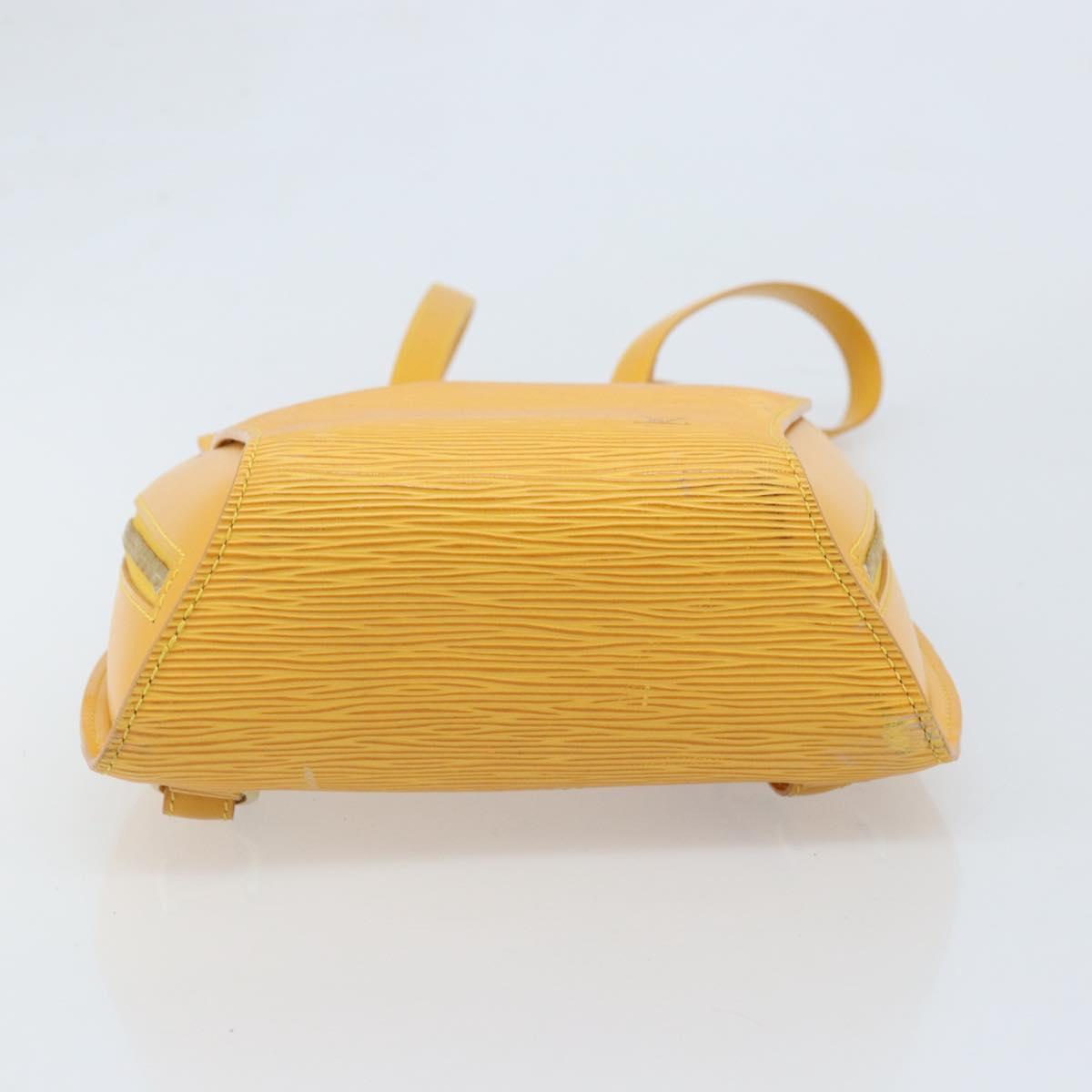 LOUIS VUITTON Epi Mabillon Backpack Yellow M52239 LV Auth AMZ512