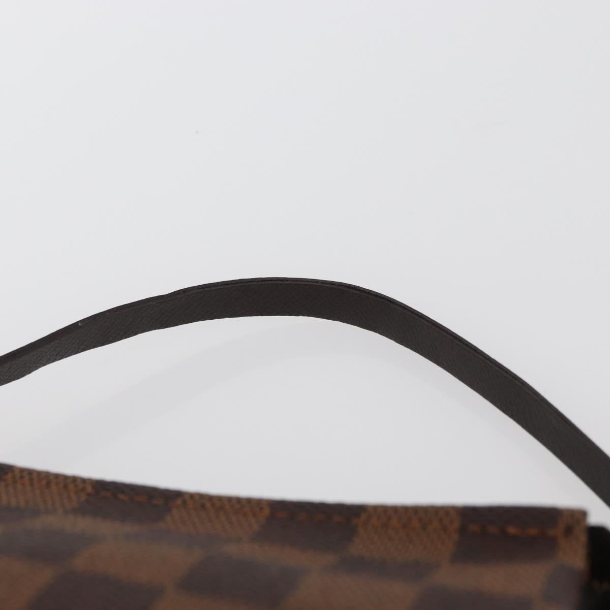 LOUIS VUITTON Damier Ebene Trousse makeup Pouch N51982 LV Auth AMZ530A