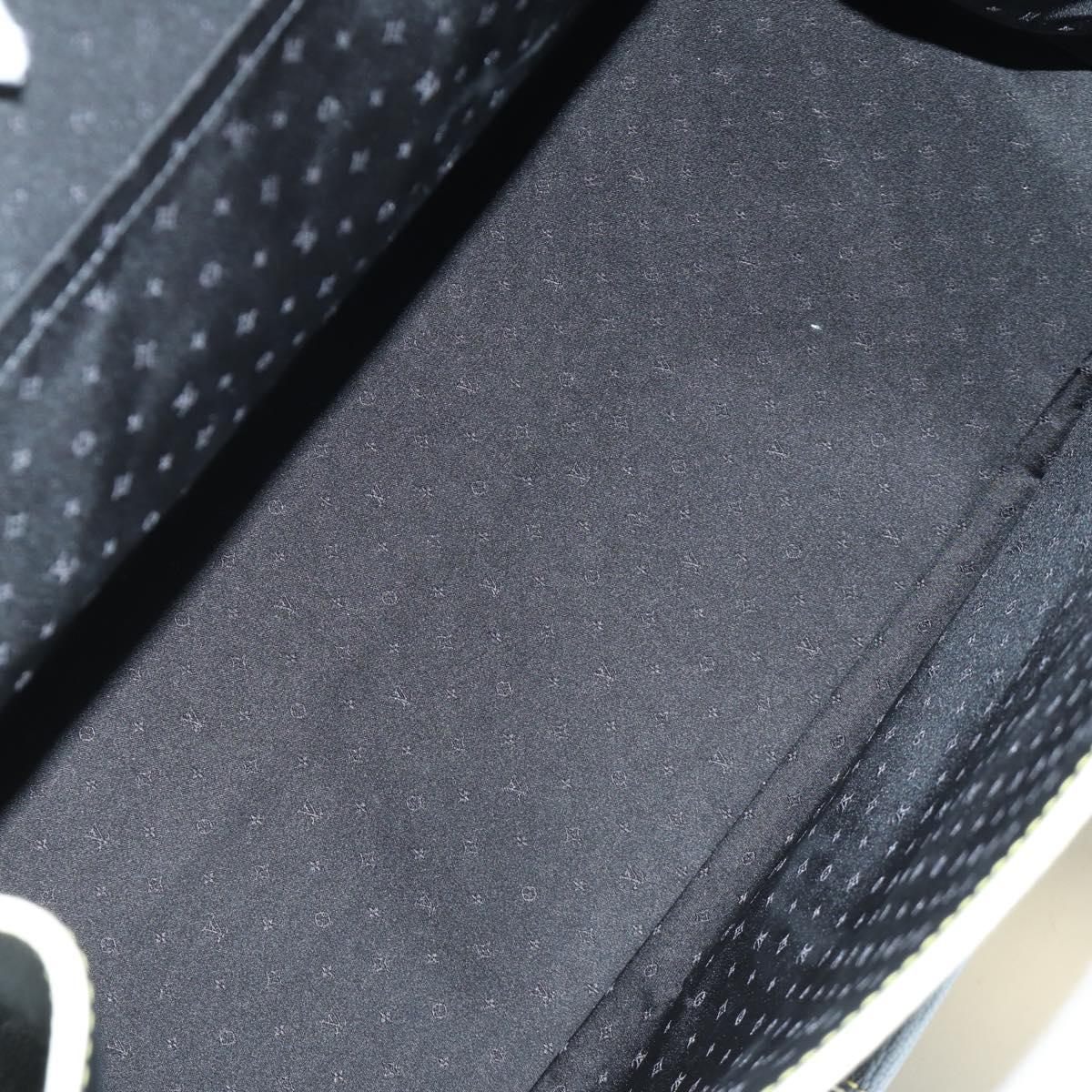 LOUIS VUITTON Suhari Extravagan Hand Bag Leather Black LV Auth AMZ548SM