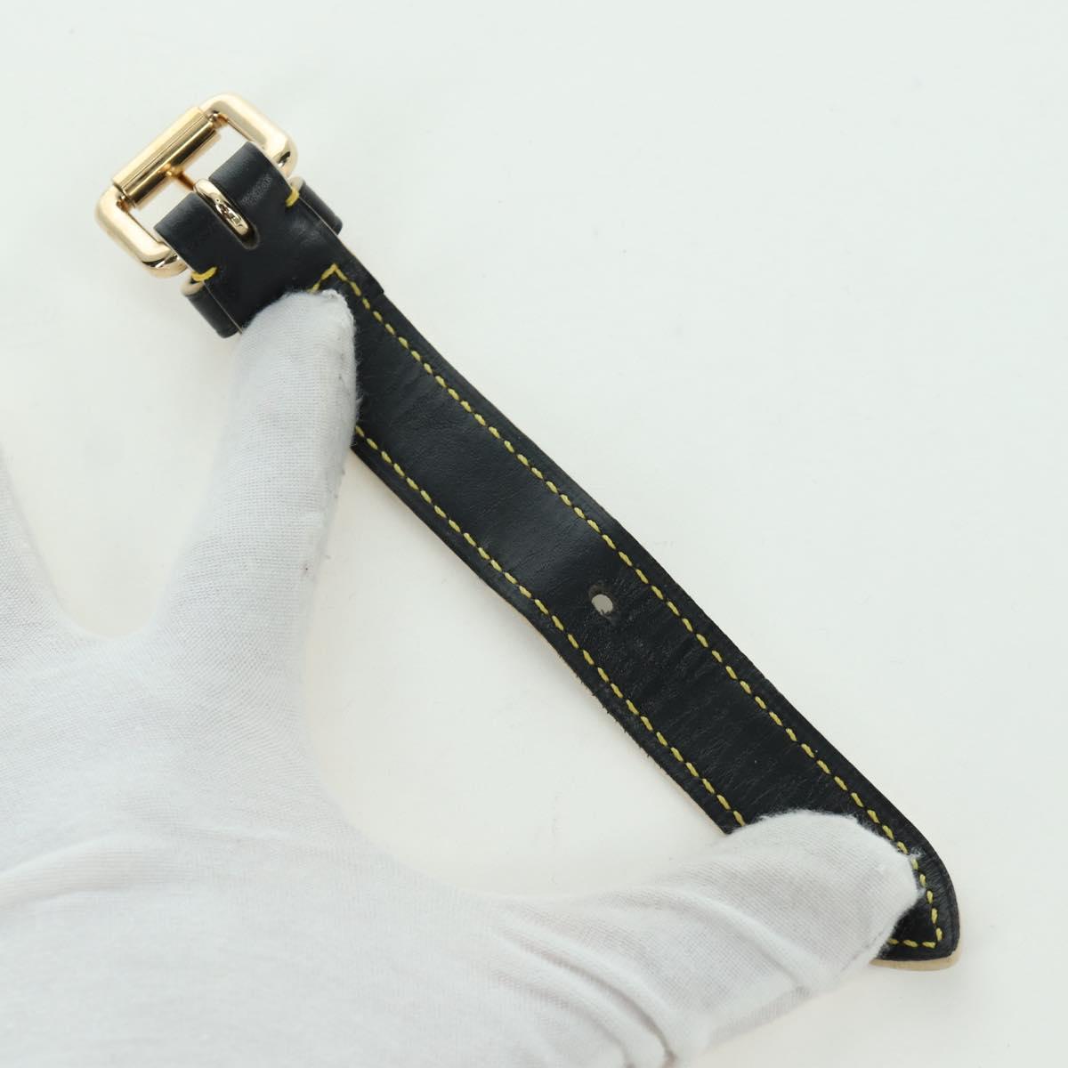 LOUIS VUITTON Suhari Extravagan Hand Bag Leather Black LV Auth AMZ548SM