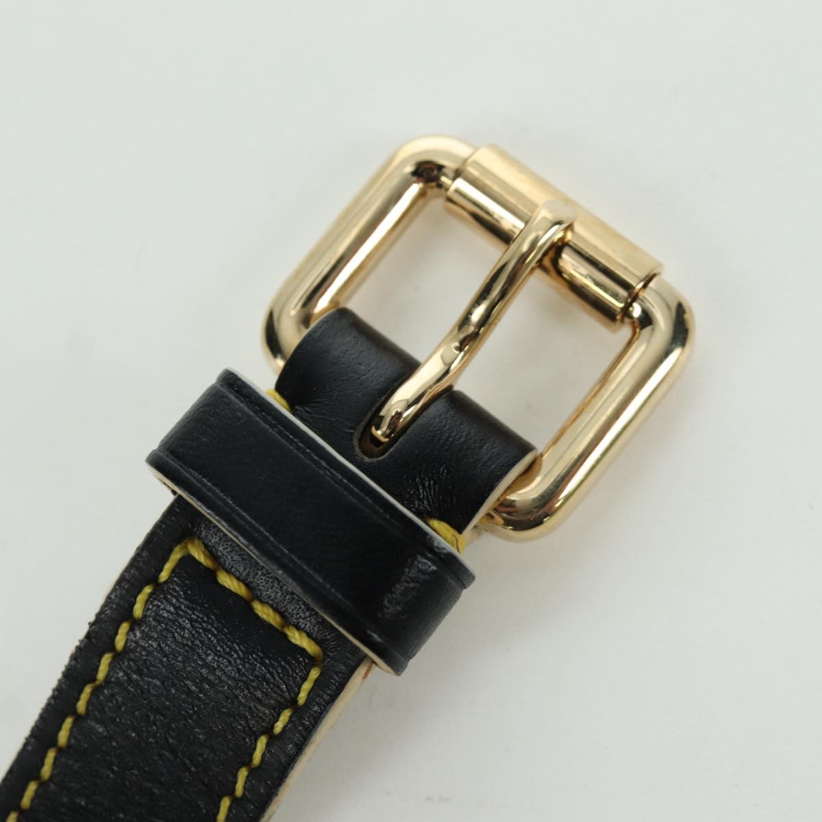 LOUIS VUITTON Suhari Extravagan Hand Bag Leather Black LV Auth AMZ548SM