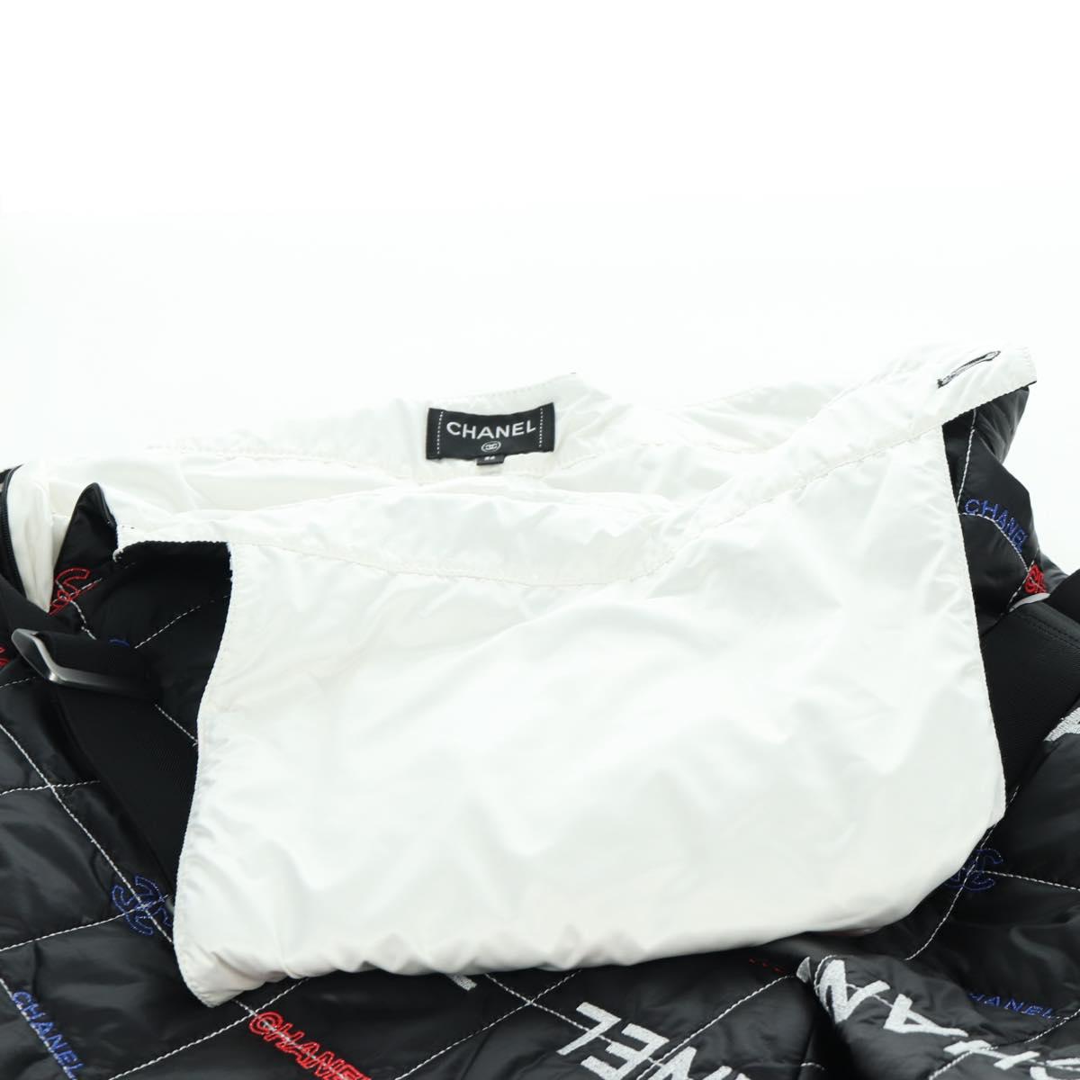 CHANEL Overall Polyester Black CC Auth AMZ550SM