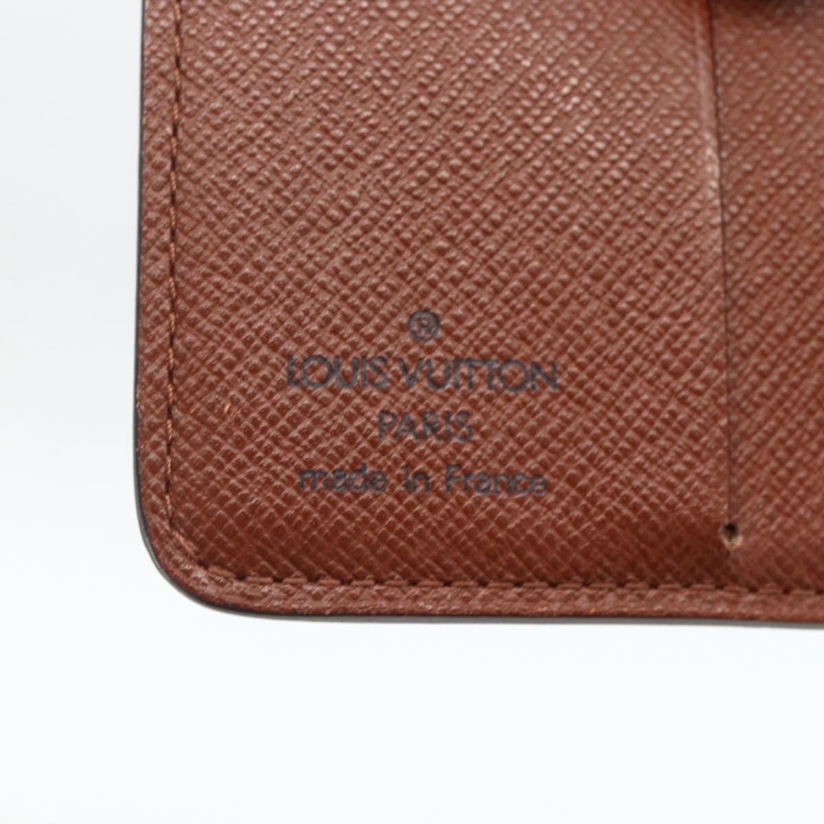 LOUIS VUITTON Monogram Compact Zip Wallet M61667 LV Auth AMZ571