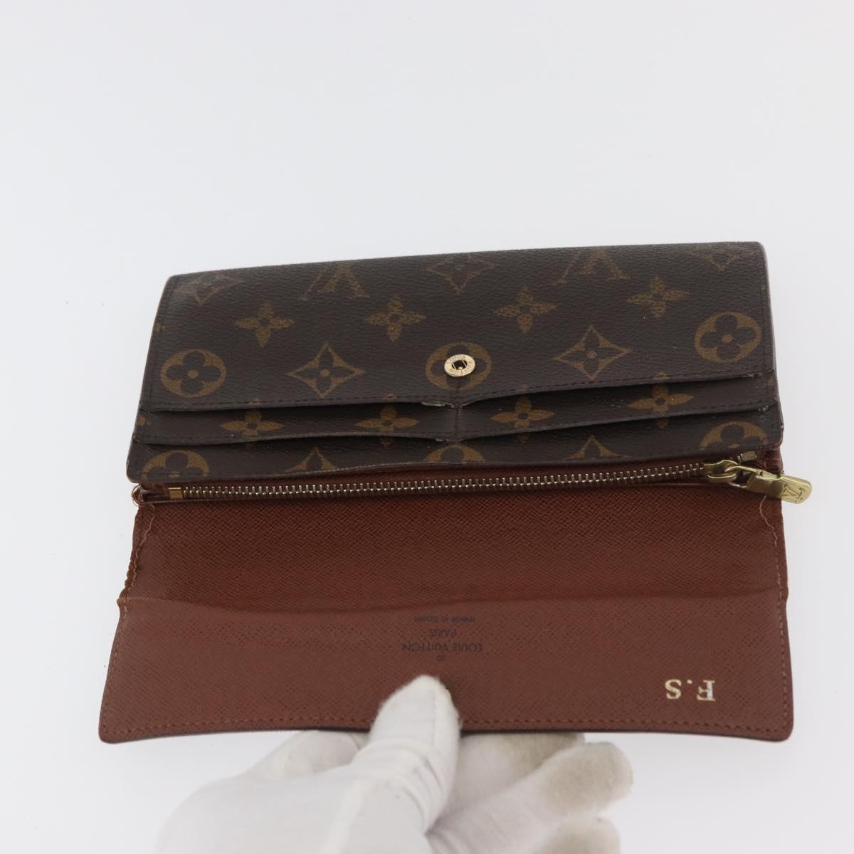 LOUIS VUITTON Monogram Wallet 3 Set LV Auth AMZ579