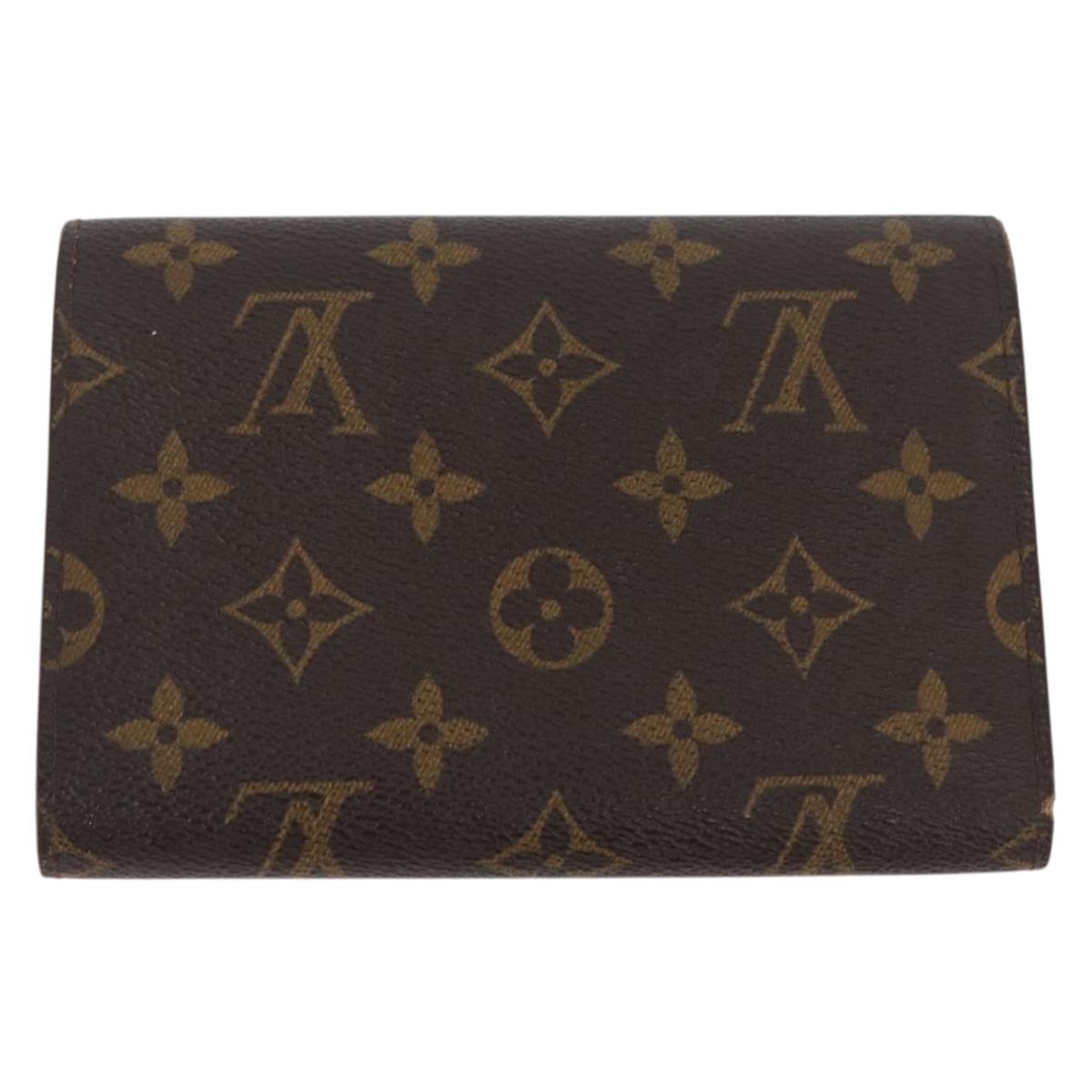 LOUIS VUITTON Monogram Wallet 3 Set LV Auth AMZ579