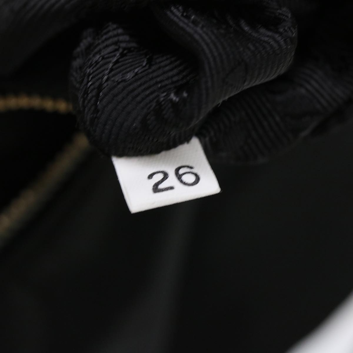 PRADA Shoulder Bag Nylon Black Auth ar10096
