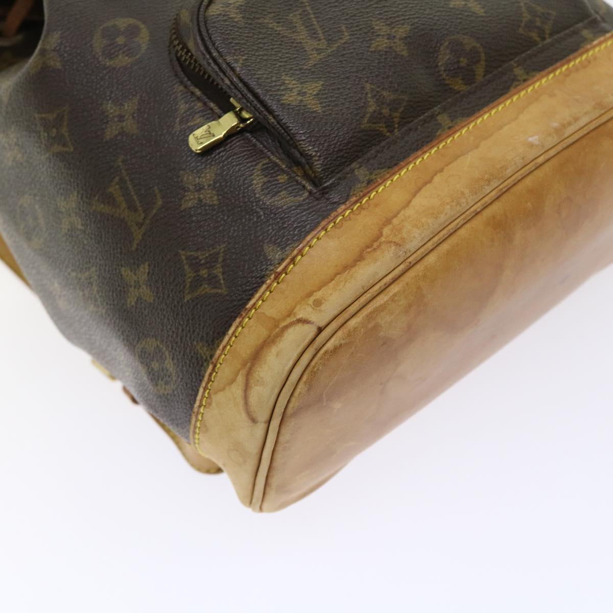 LOUIS VUITTON Monogram Montsouris MM Backpack M51136 LV Auth ar10275