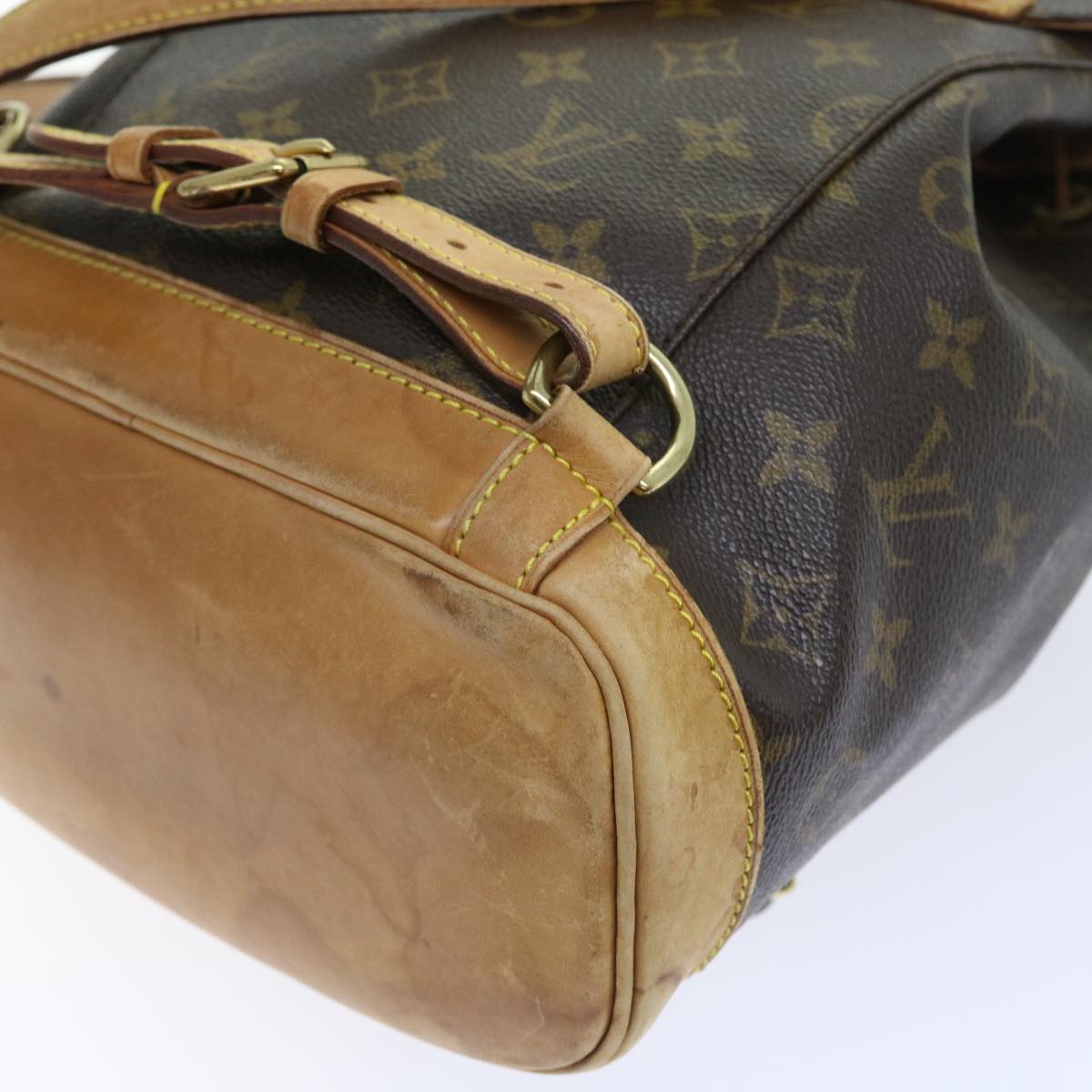 LOUIS VUITTON Monogram Montsouris MM Backpack M51136 LV Auth ar10275