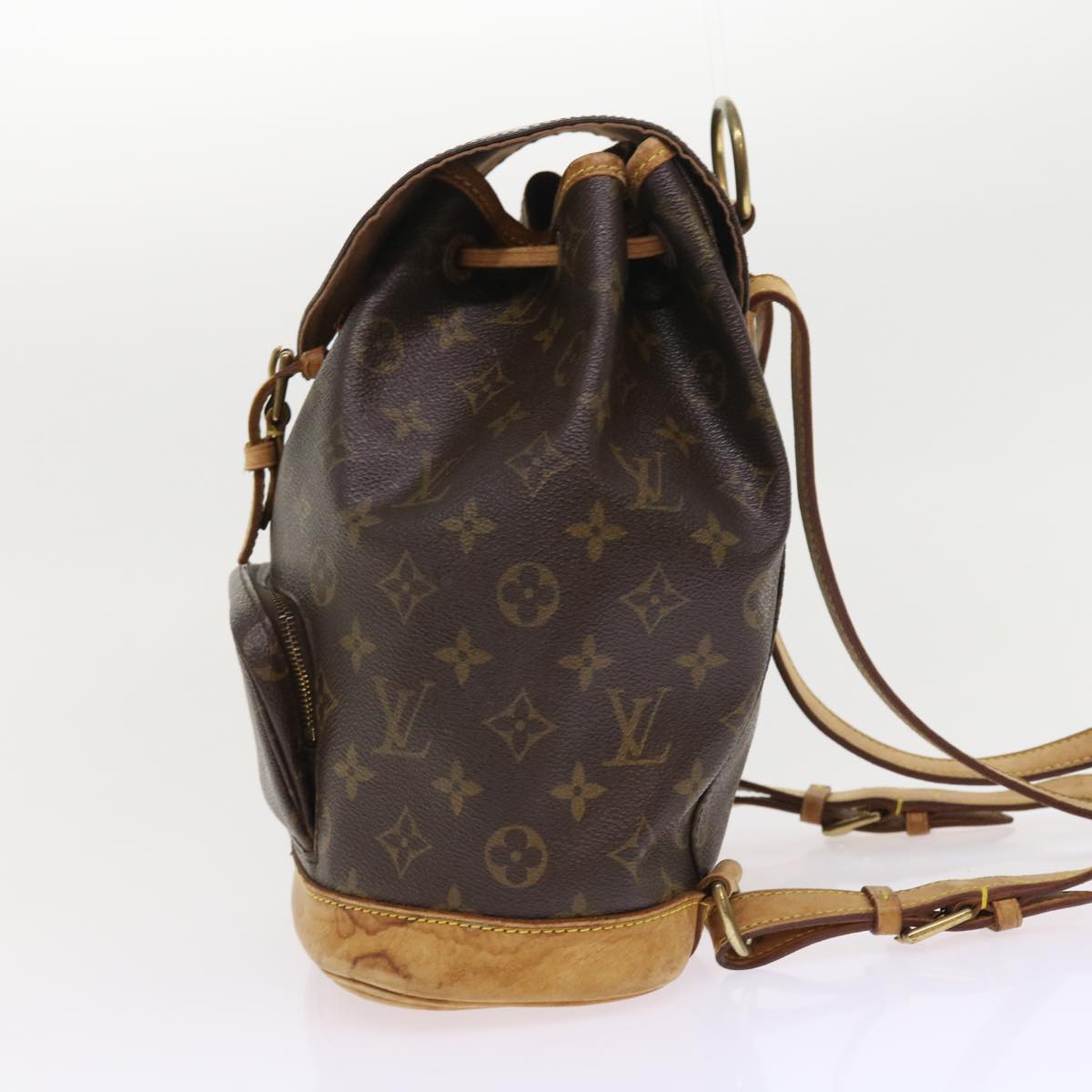 LOUIS VUITTON Monogram Montsouris MM Backpack M51136 LV Auth ar10275