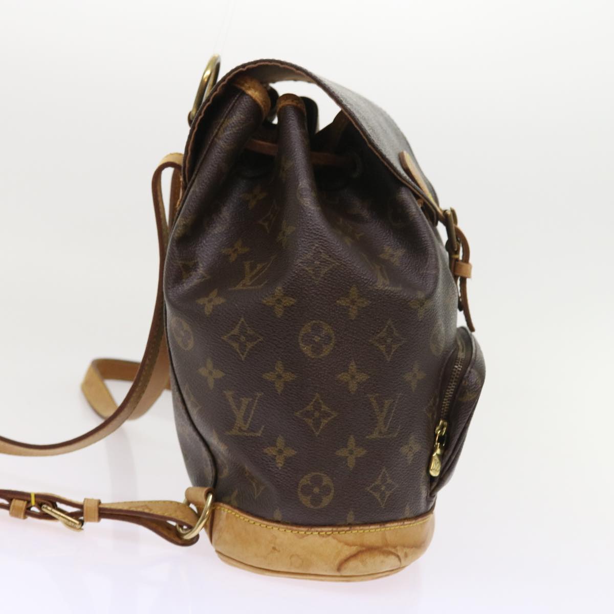 LOUIS VUITTON Monogram Montsouris MM Backpack M51136 LV Auth ar10275