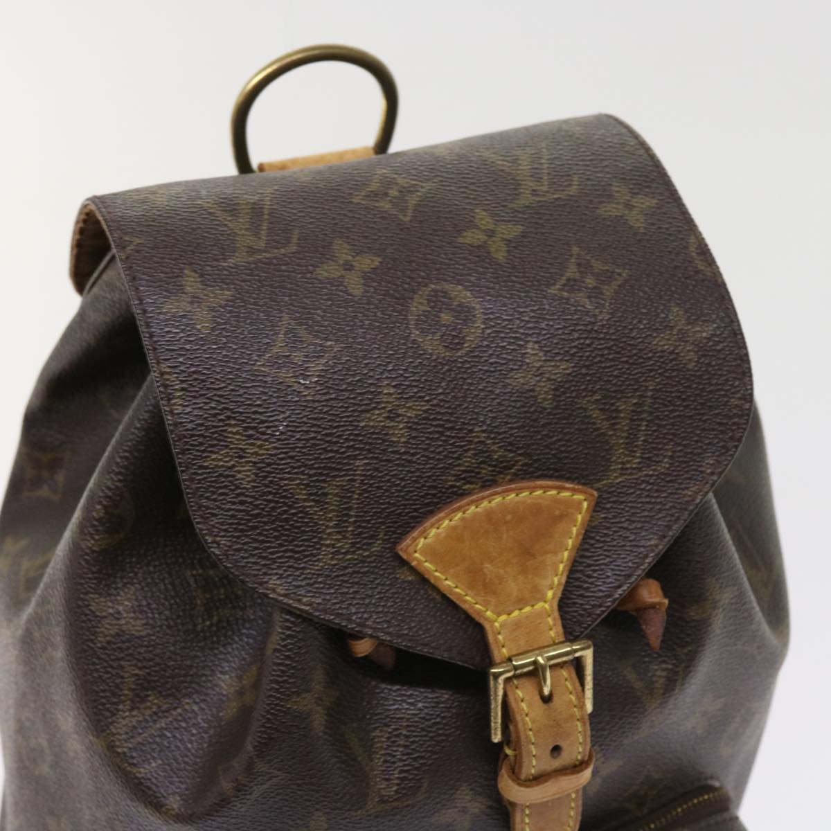 LOUIS VUITTON Monogram Montsouris MM Backpack M51136 LV Auth ar10275