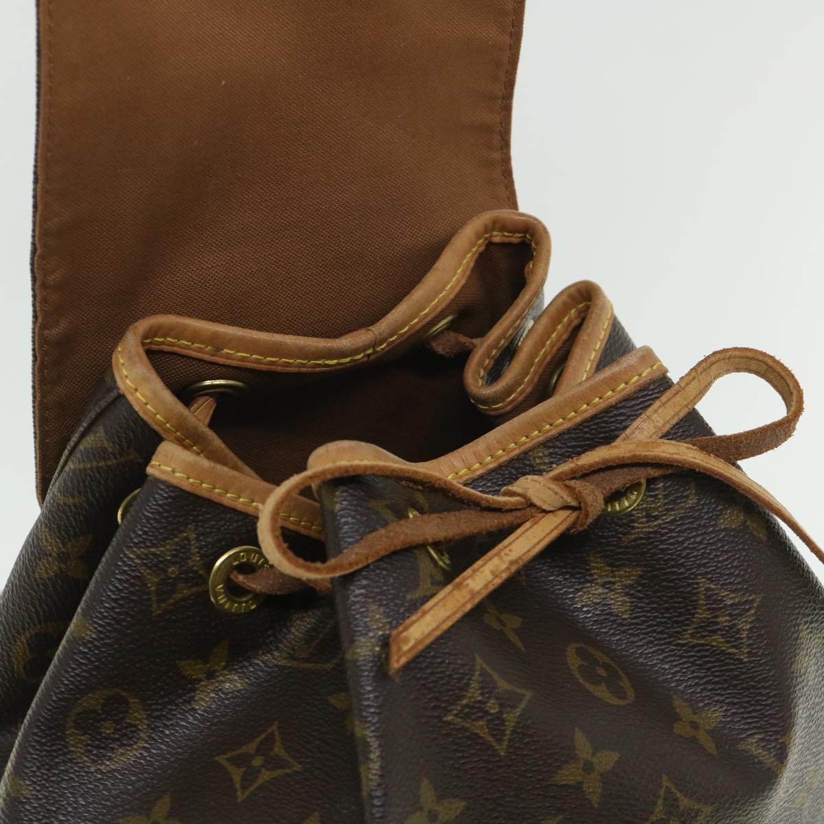 LOUIS VUITTON Monogram Montsouris MM Backpack M51136 LV Auth ar10374B