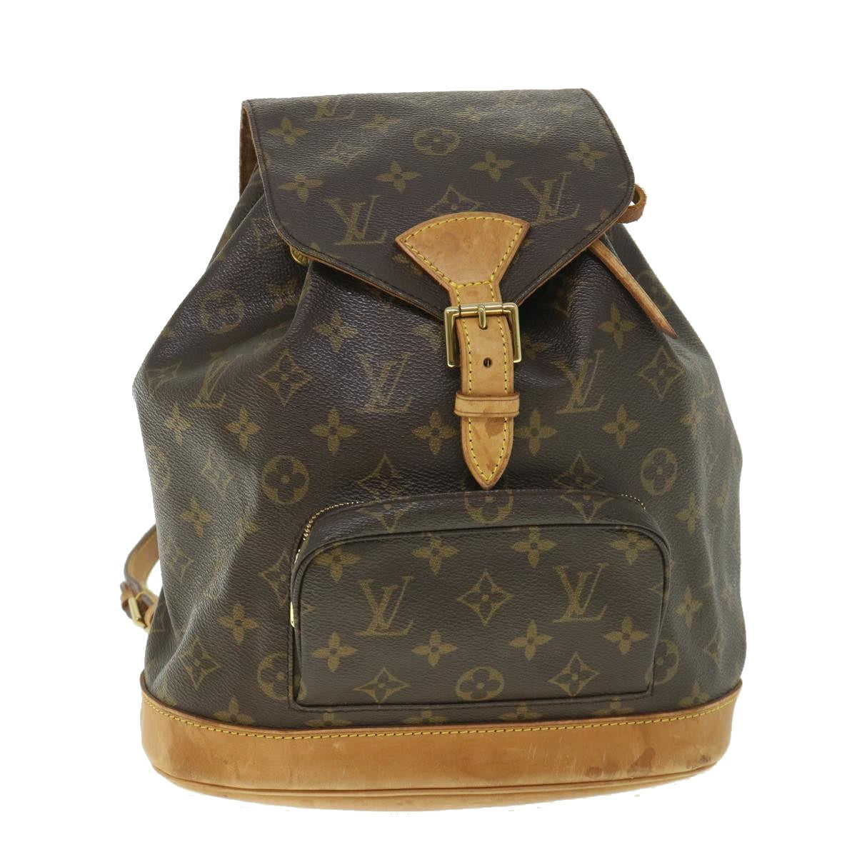 LOUIS VUITTON Monogram Montsouris MM Backpack M51136 LV Auth ar10374B