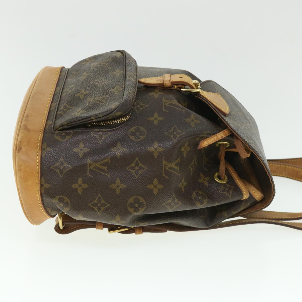 LOUIS VUITTON Monogram Montsouris MM Backpack M51136 LV Auth ar10374B