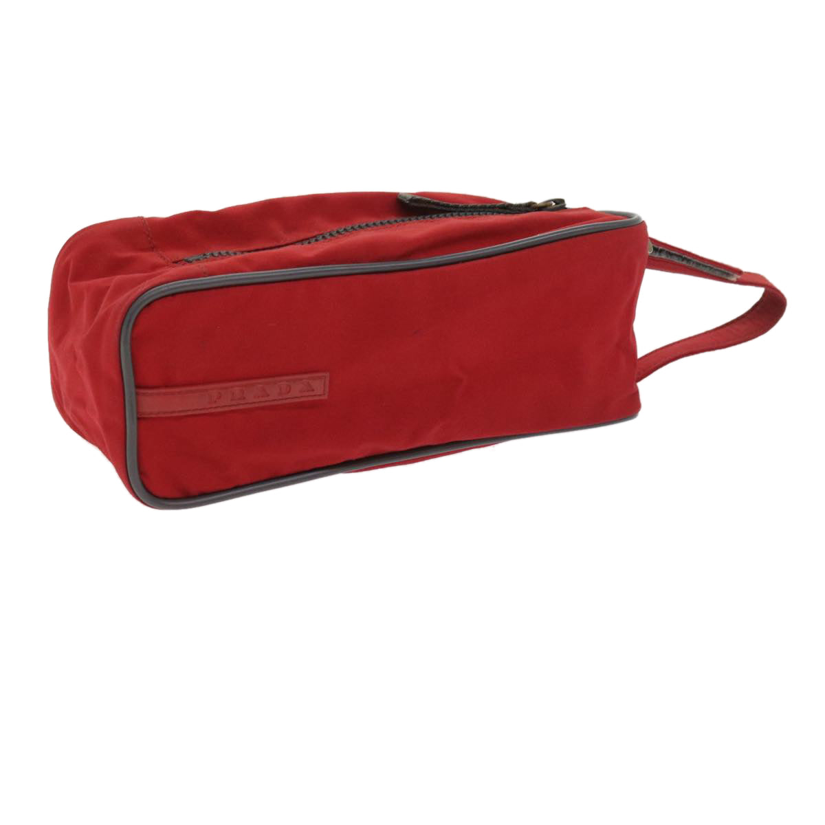 PRADA Sports Pouch Nylon Red Auth ar10409