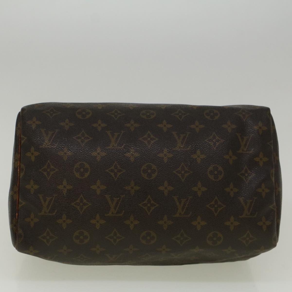 LOUIS VUITTON Monogram Speedy 30 Hand Bag M41526 LV Auth ar10412