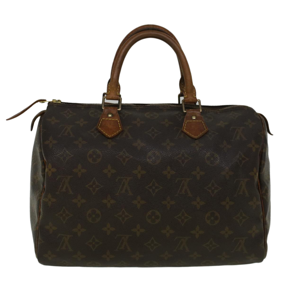 LOUIS VUITTON Monogram Speedy 30 Hand Bag M41526 LV Auth ar10412