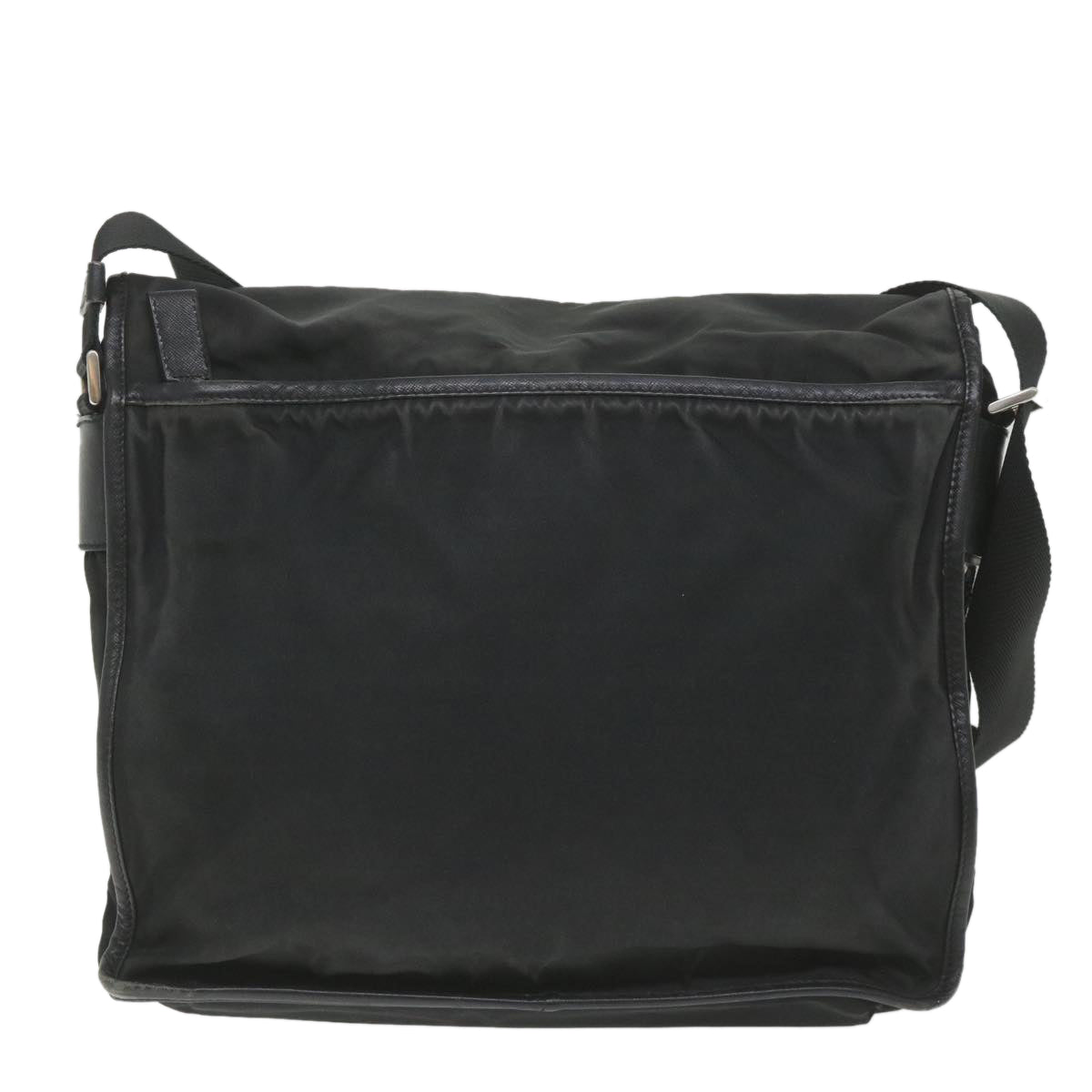 PRADA Shoulder Bag Nylon Black Auth ar10484