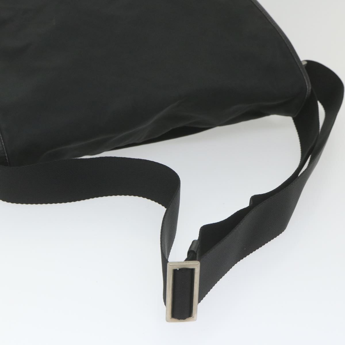 PRADA Shoulder Bag Nylon Black Auth ar10484