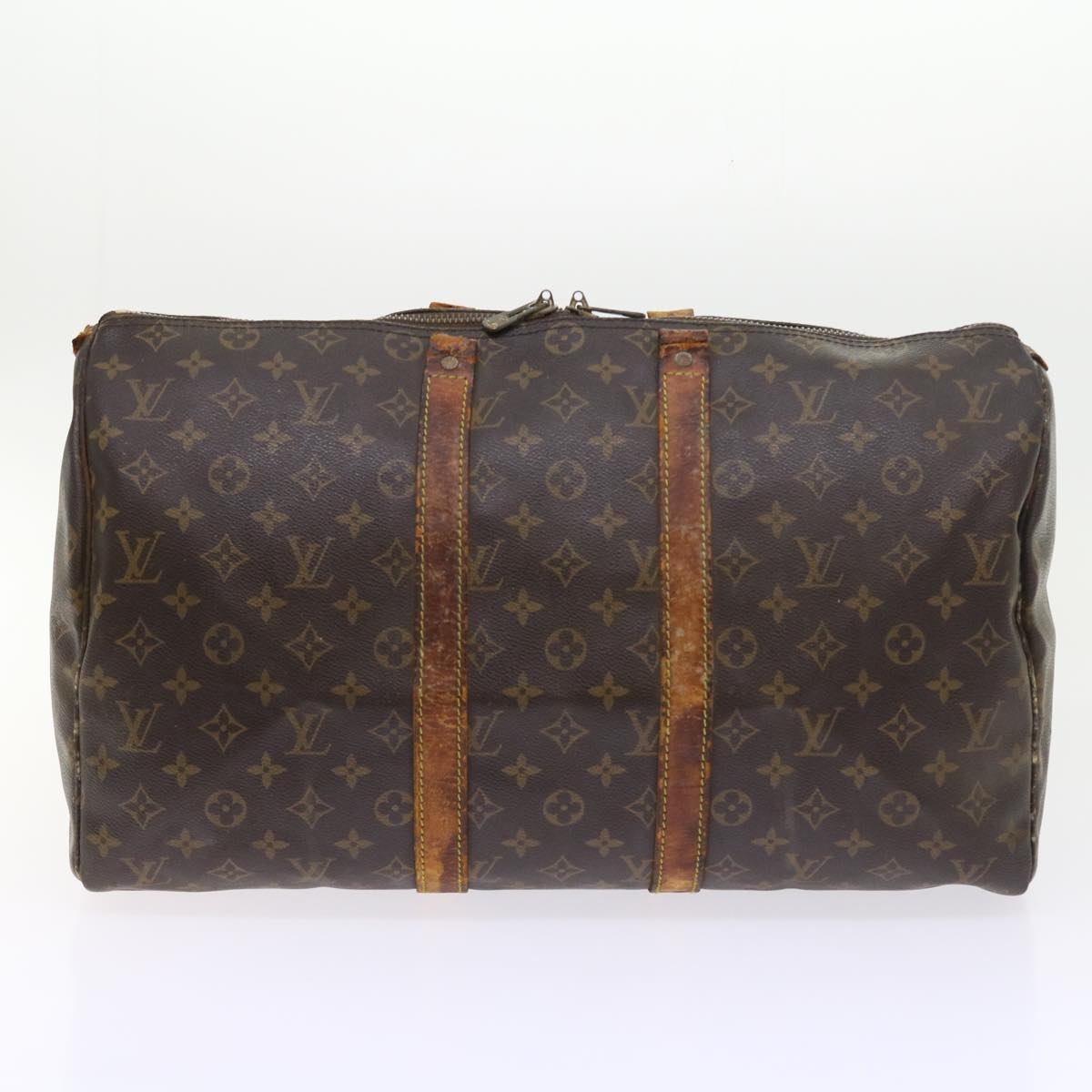 LOUIS VUITTON Monogram Hand Bag Boston Bag 2Set LV Auth ar10499