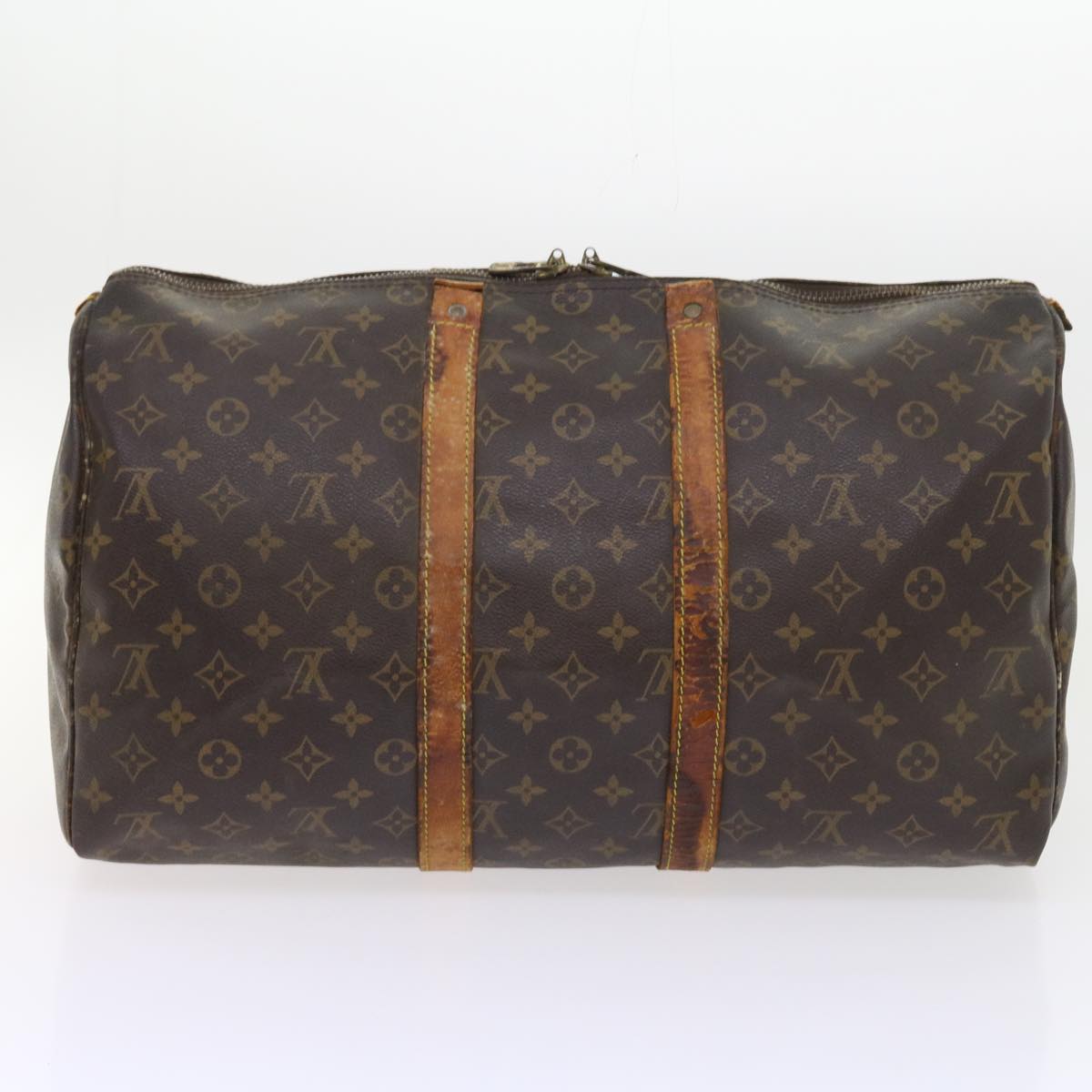 LOUIS VUITTON Monogram Hand Bag Boston Bag 2Set LV Auth ar10499