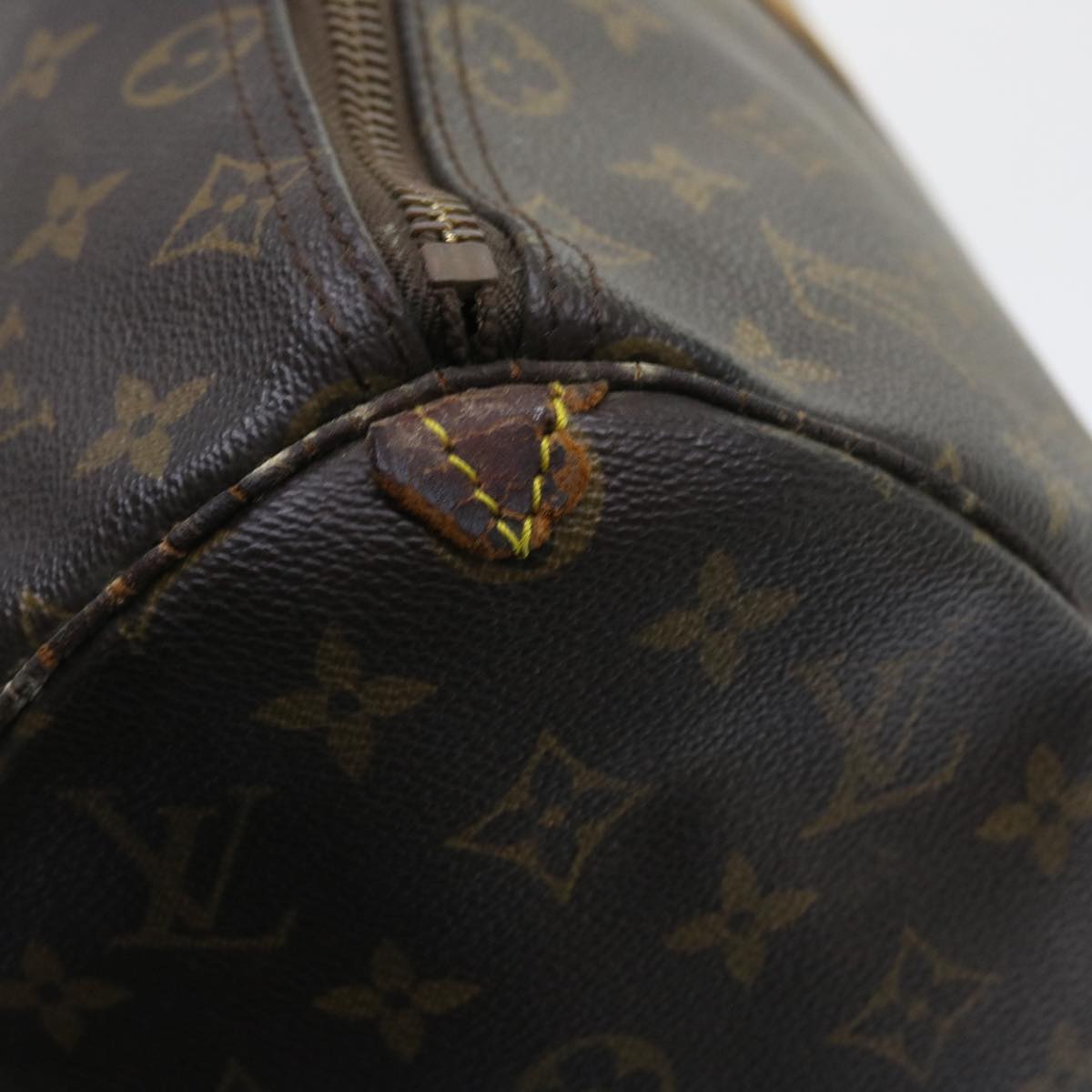 LOUIS VUITTON Monogram Hand Bag Boston Bag 2Set LV Auth ar10499